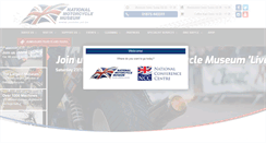 Desktop Screenshot of nationalmotorcyclemuseum.co.uk